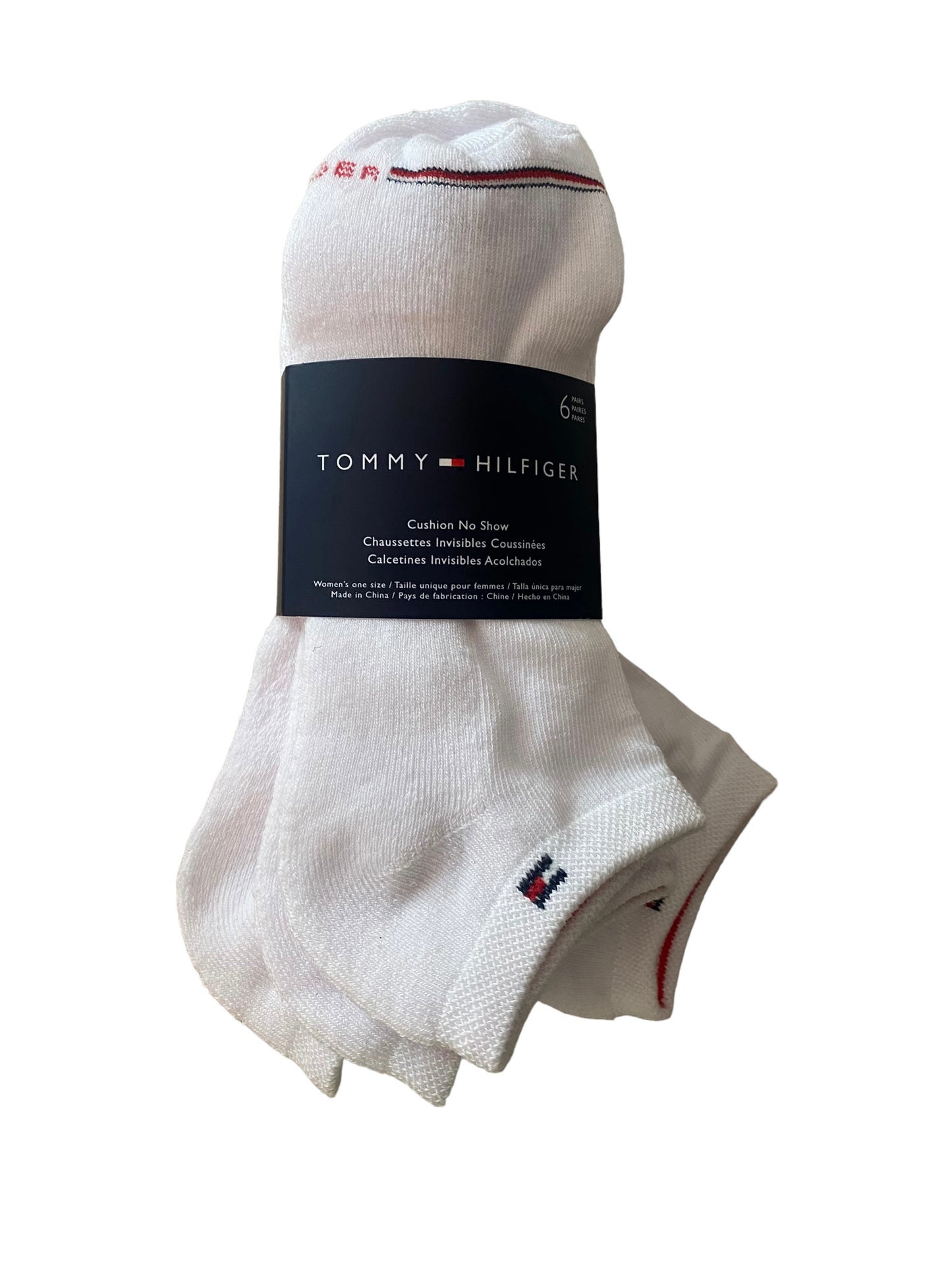 Juego de 6 pares de calcetas marca Tommy Hilfiger