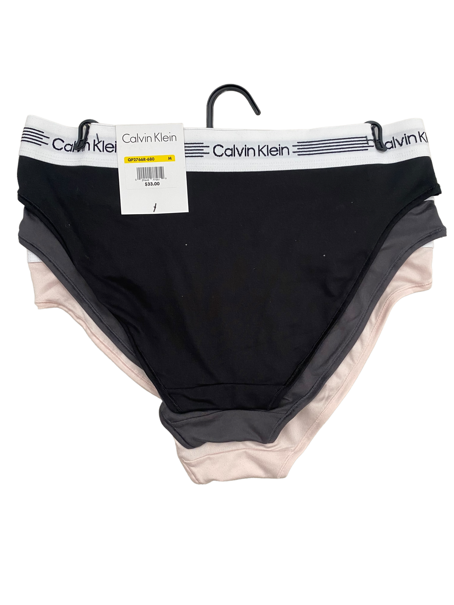 Juego de 3 panties marca Calvin Klein resorte ancho