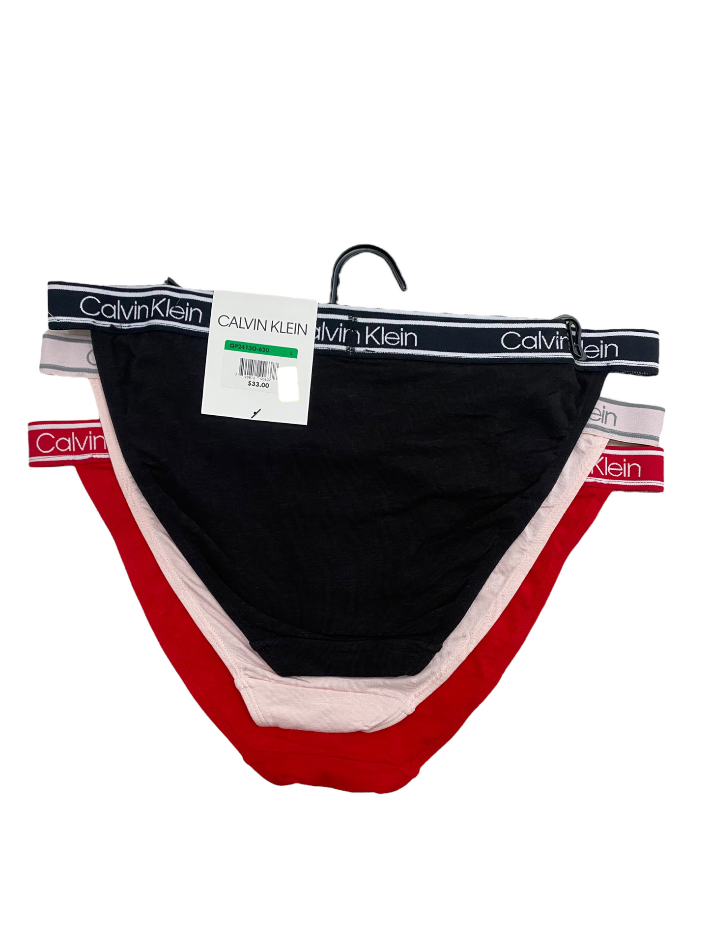 Juego de 3 panties marca Calvin Klein Cheeky String Comfort