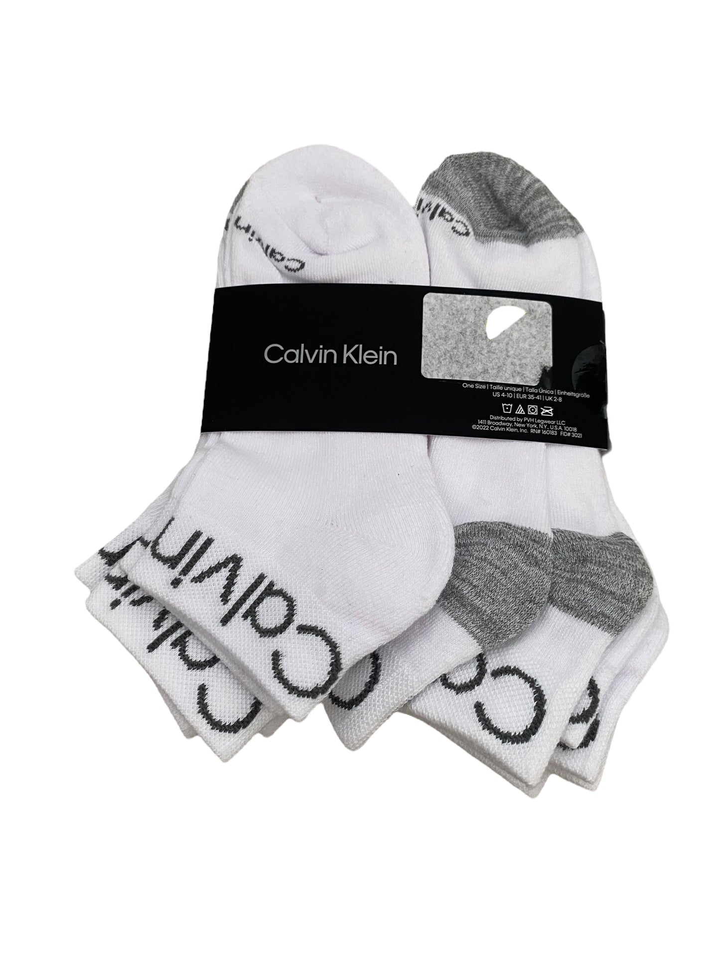 Juego de 6 partes de calcetas marca Calvin Klein