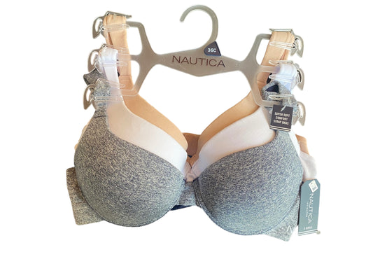 Juego de 3 brassieres marca Nautica