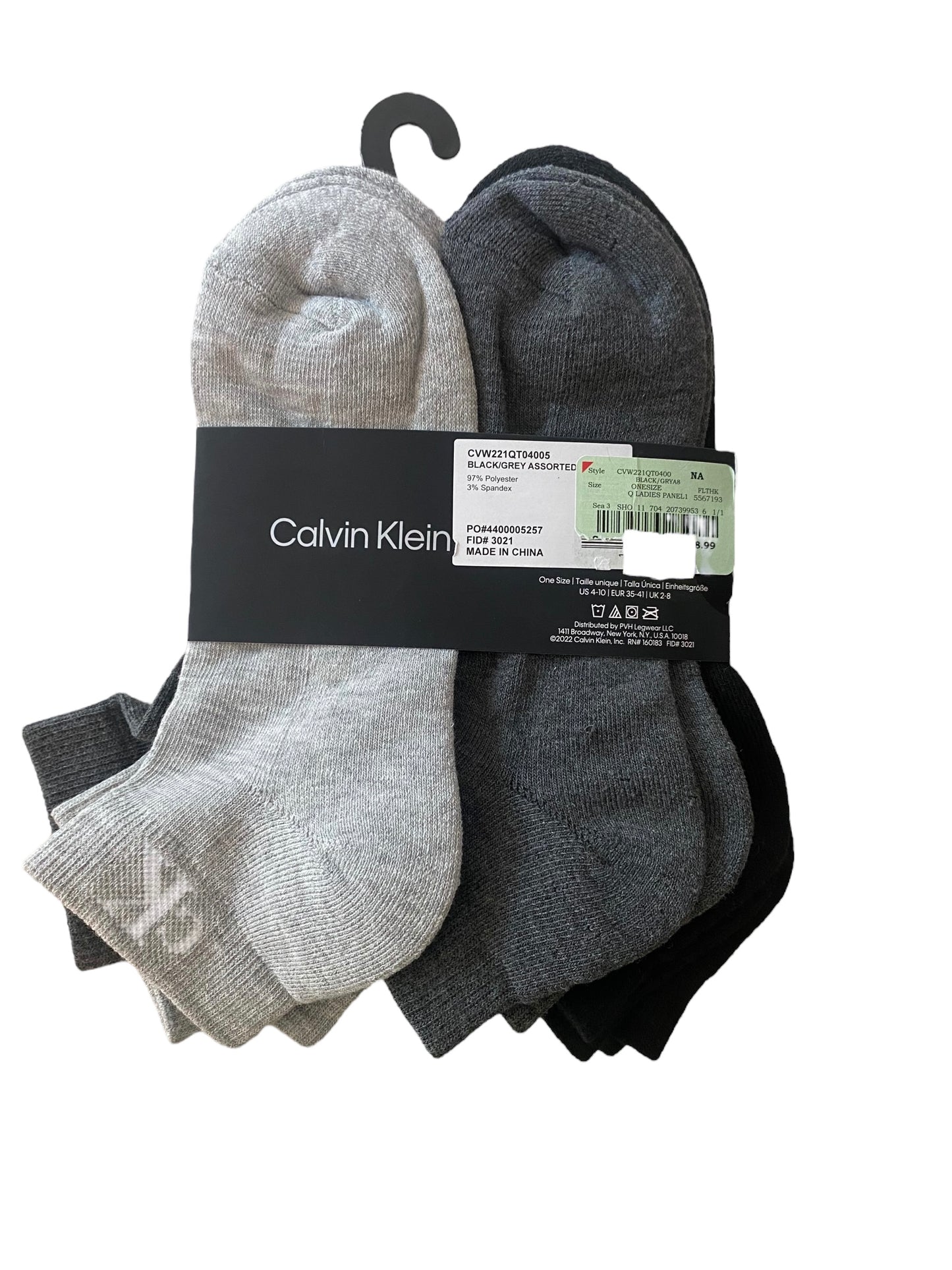 Juego de 6 partes de calcetas marca Calvin Klein