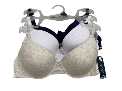 Juego de 3 brassieres marca Nautica