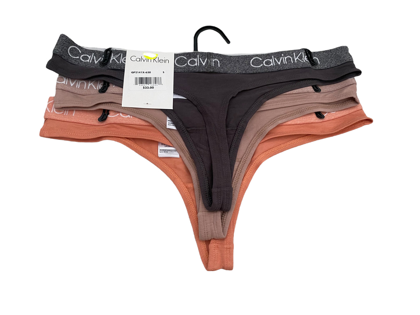 Juego de 3 tangas marca Calvin Klein