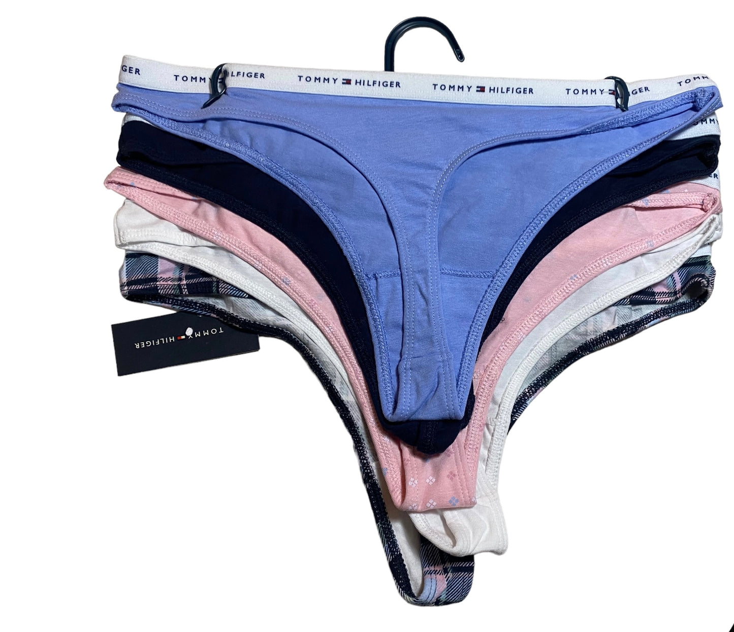 Tanga de 5 piezas marca Tommy Hilfiger