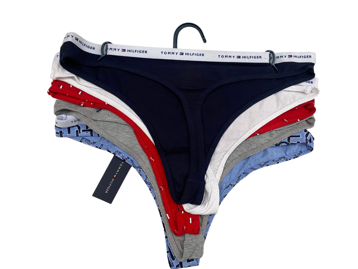 Tanga de 5 piezas marca Tommy Hilfiger