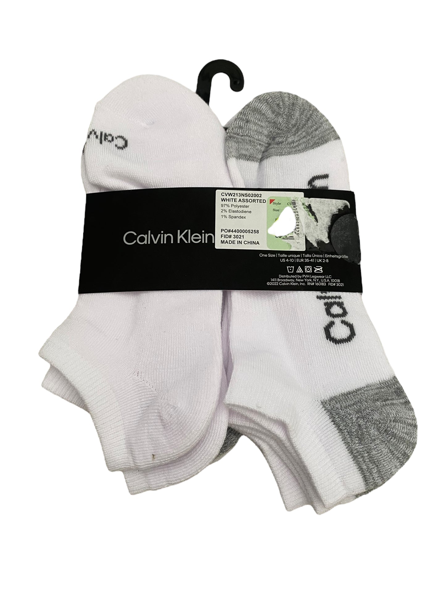 Juego de 6 partes de calcetas marca Calvin Klein