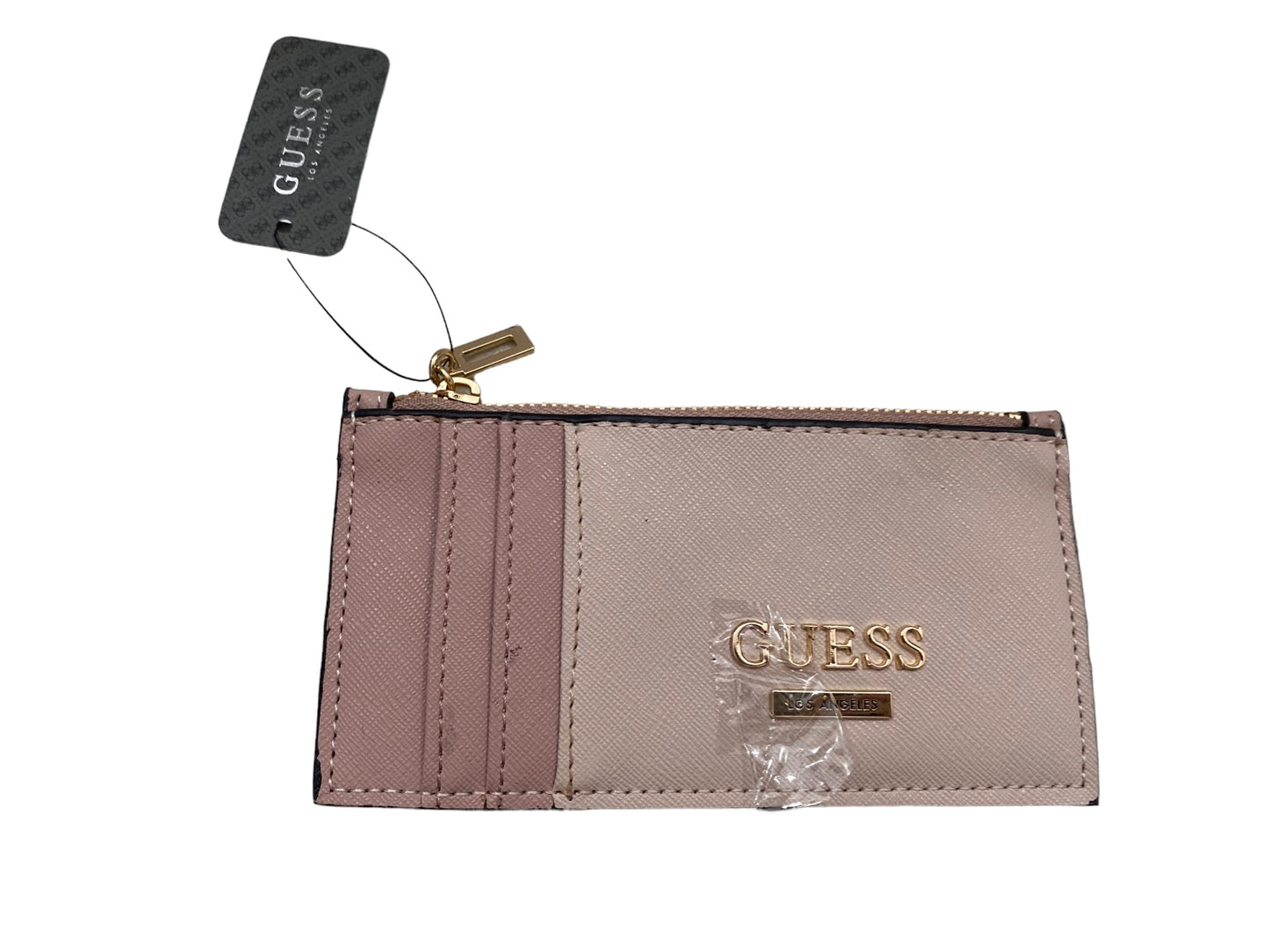 Tarjetero 6 compartimentos y monedero marca GUESS