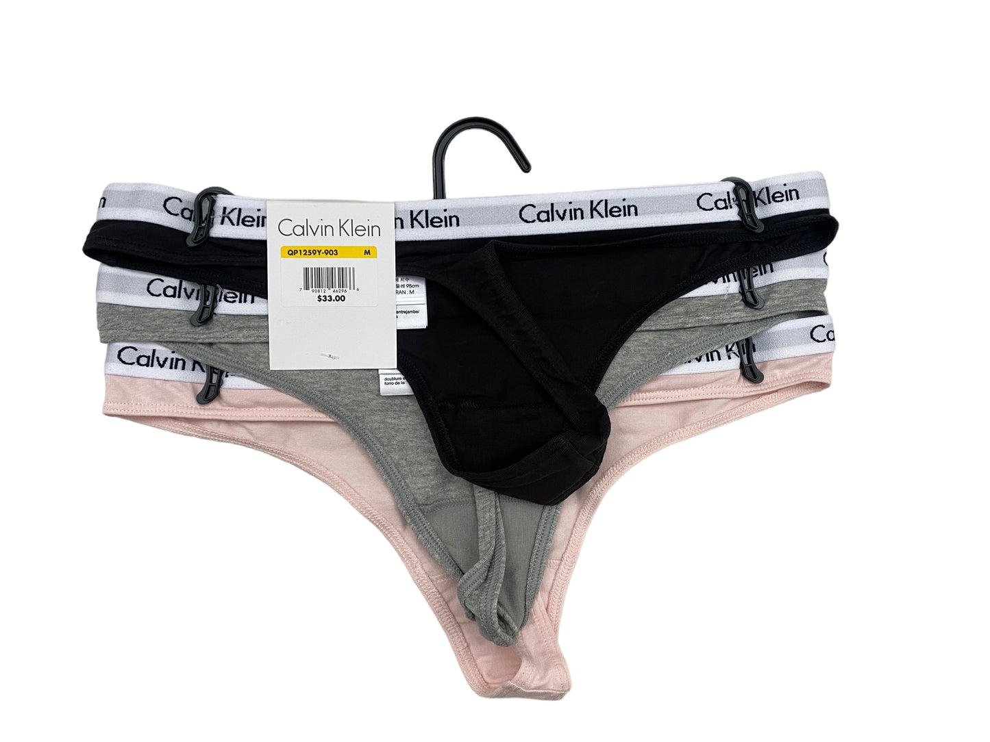 Juego de 3 tangas marca Calvin Klein
