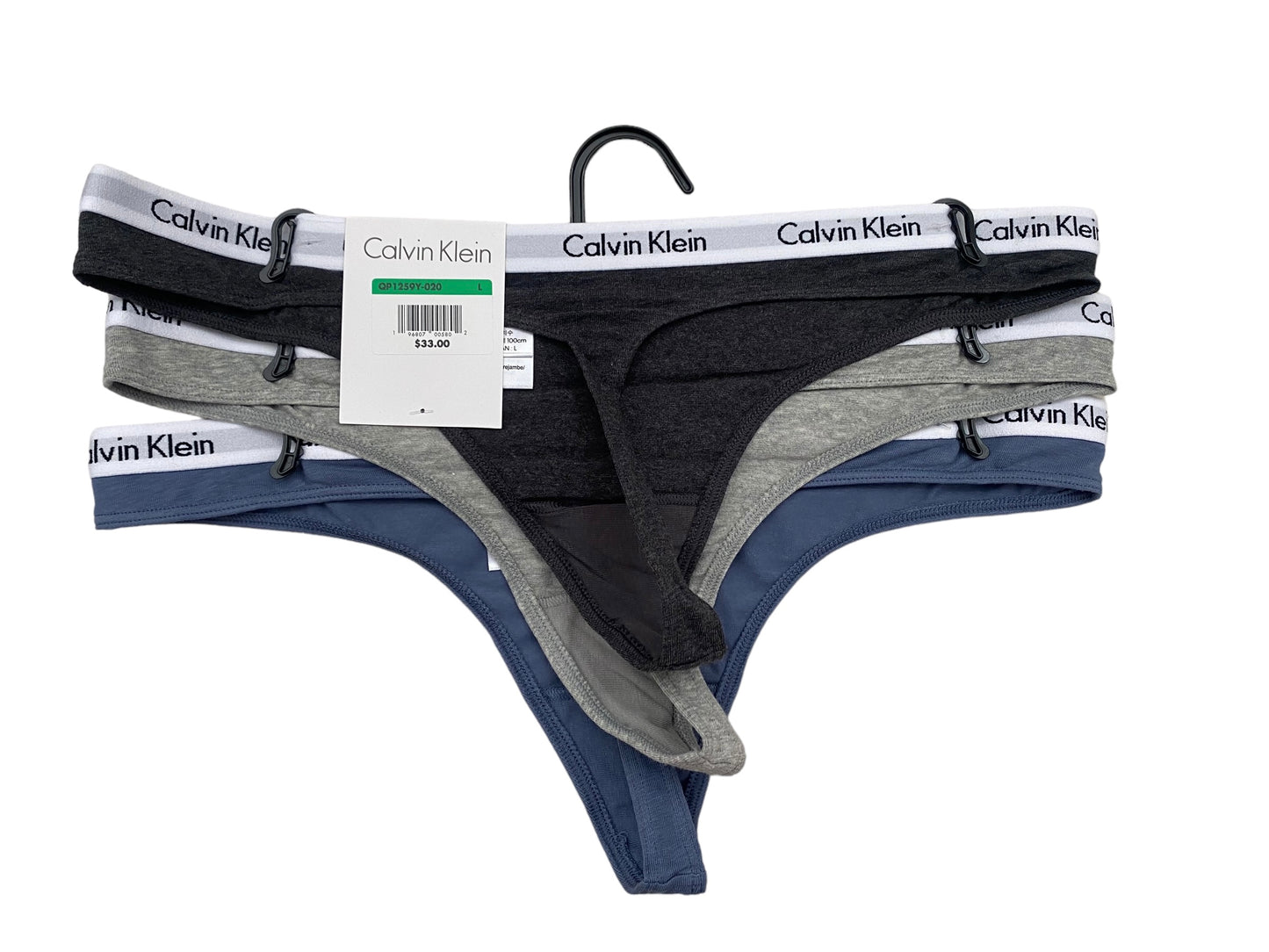 Juego de 3 tangas marca Calvin Klein