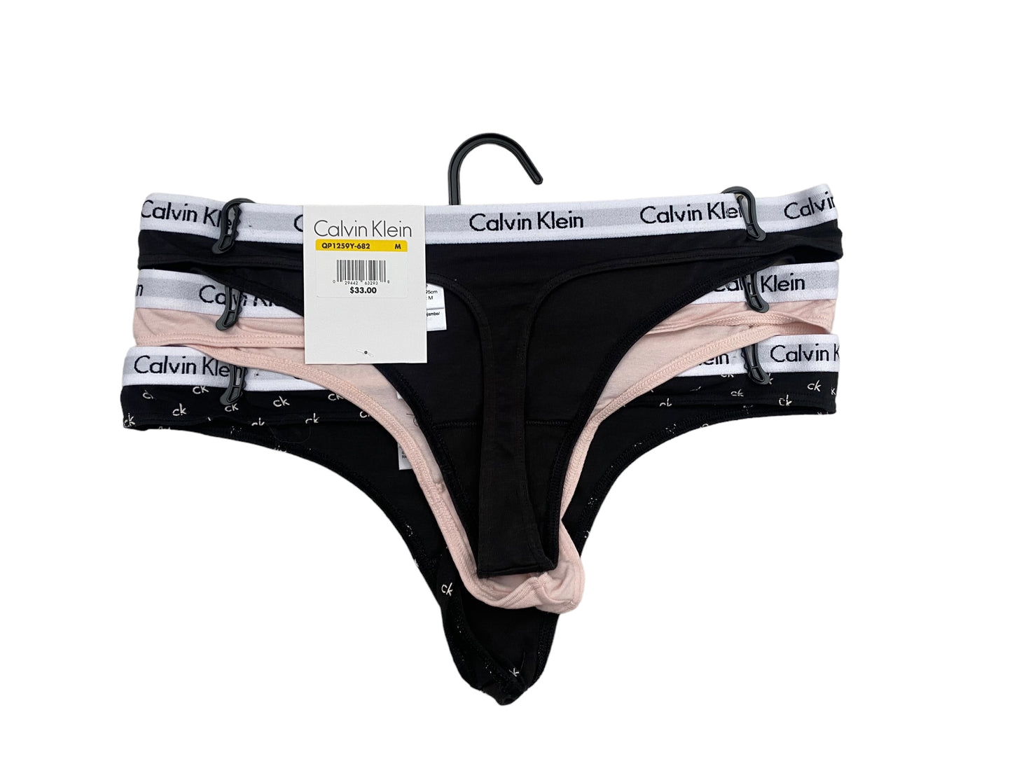 Juego de 3 tangas marca Calvin Klein