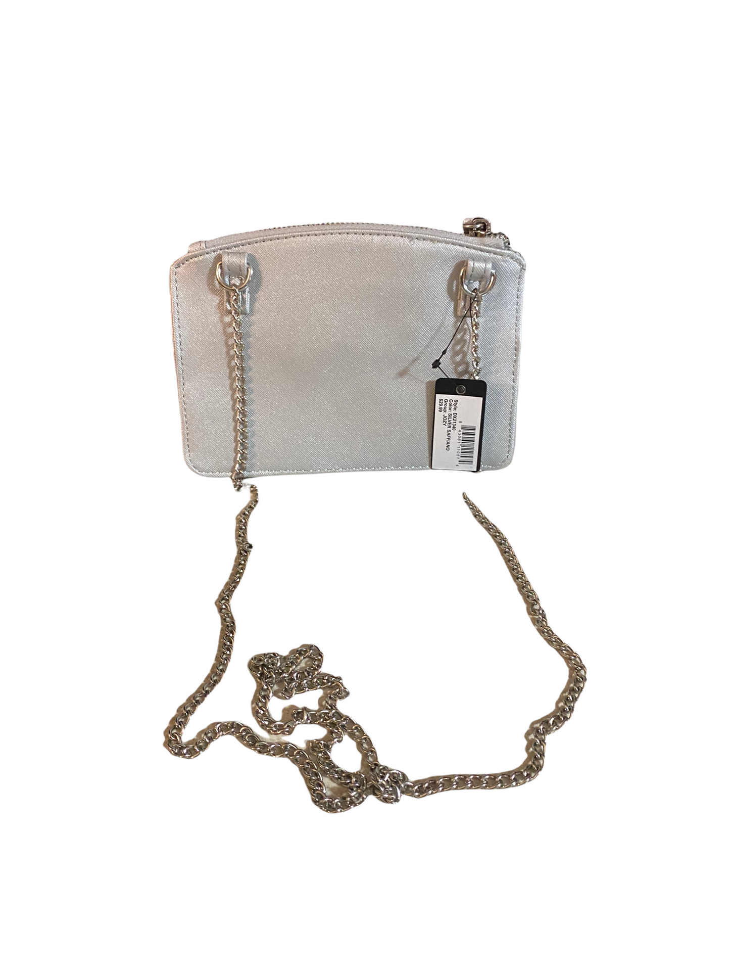Bolsa Crossbody marca Guess con cierre, cadena y broche al frente