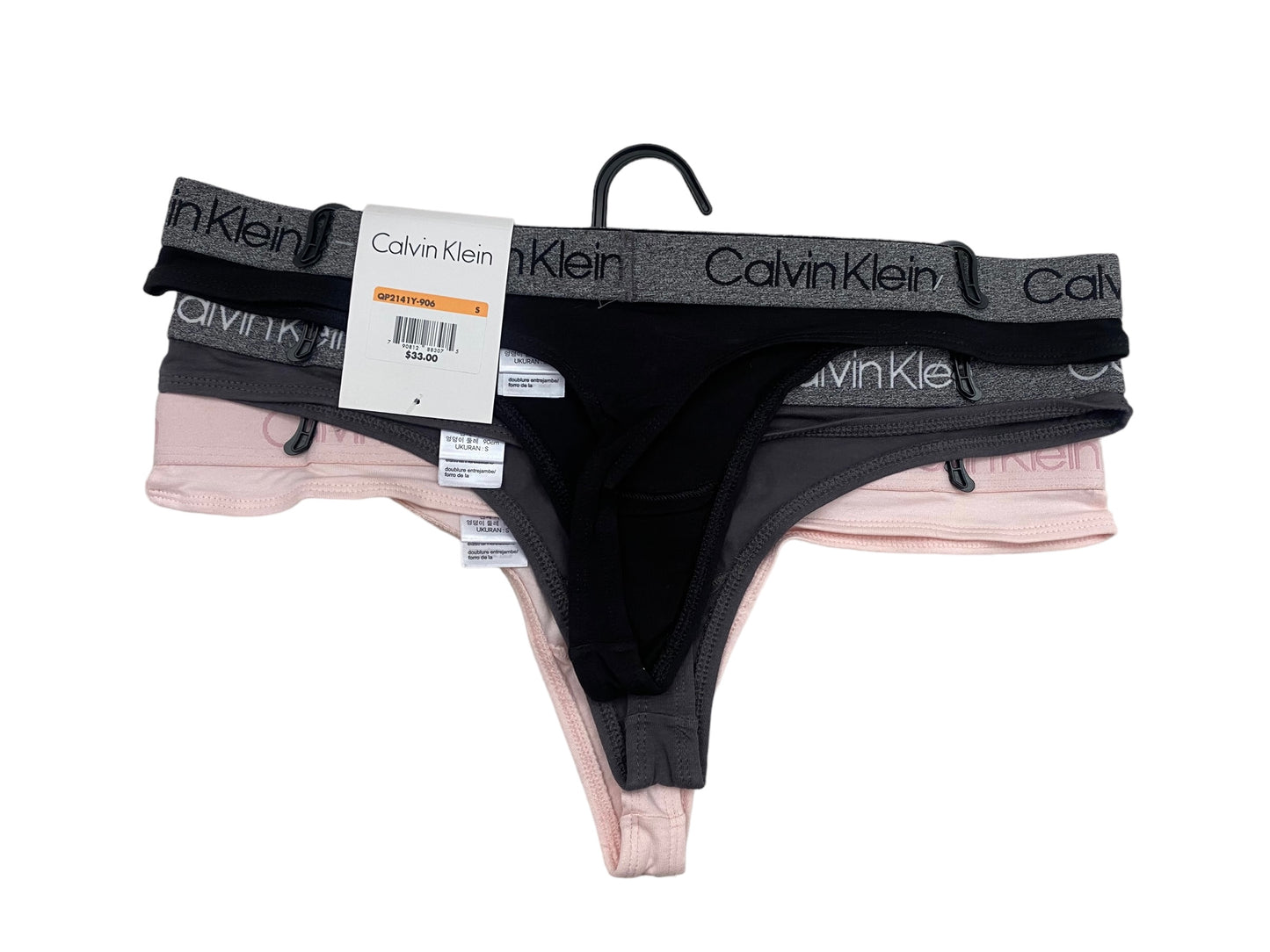 Juego de 3 tangas marca Calvin Klein