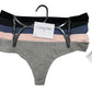 Juego de 5 piezas de tangas marca Calvin Klein