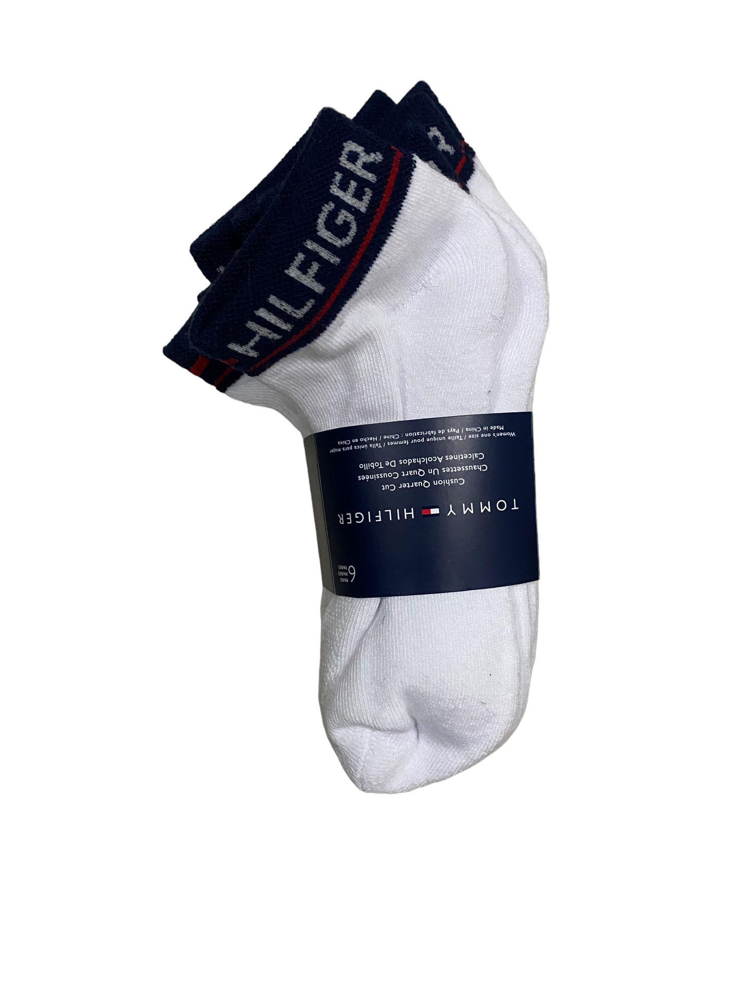Juego de 6 pares de calcetas marca Tommy Hilfiger