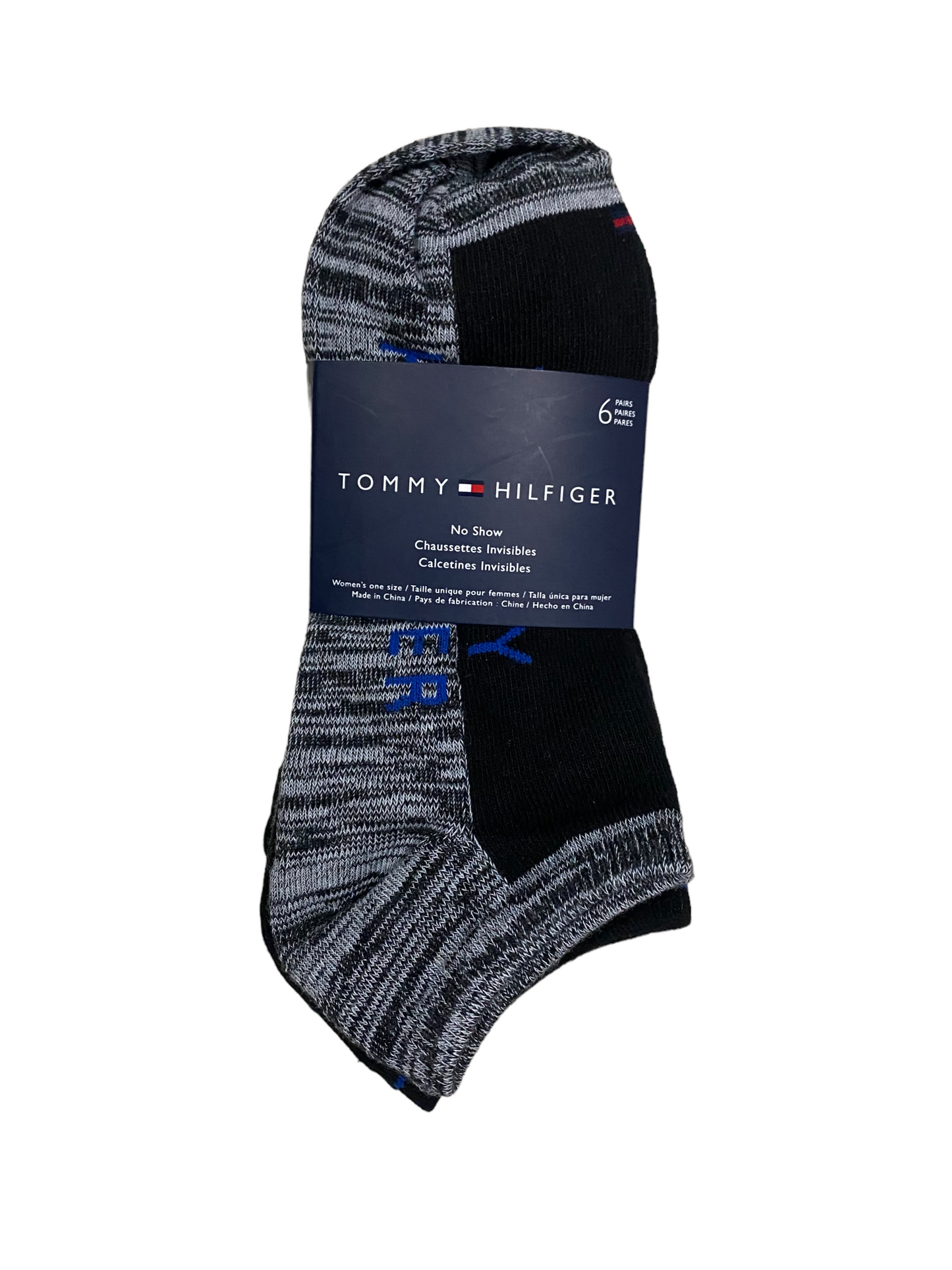 Juego de 6 pares de calcetas marca Tommy Hilfiger